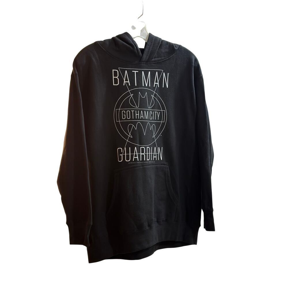 NWOT Batman Gotham City Guardian Youth Classic XL Black Fleece Pullover Hoodie
